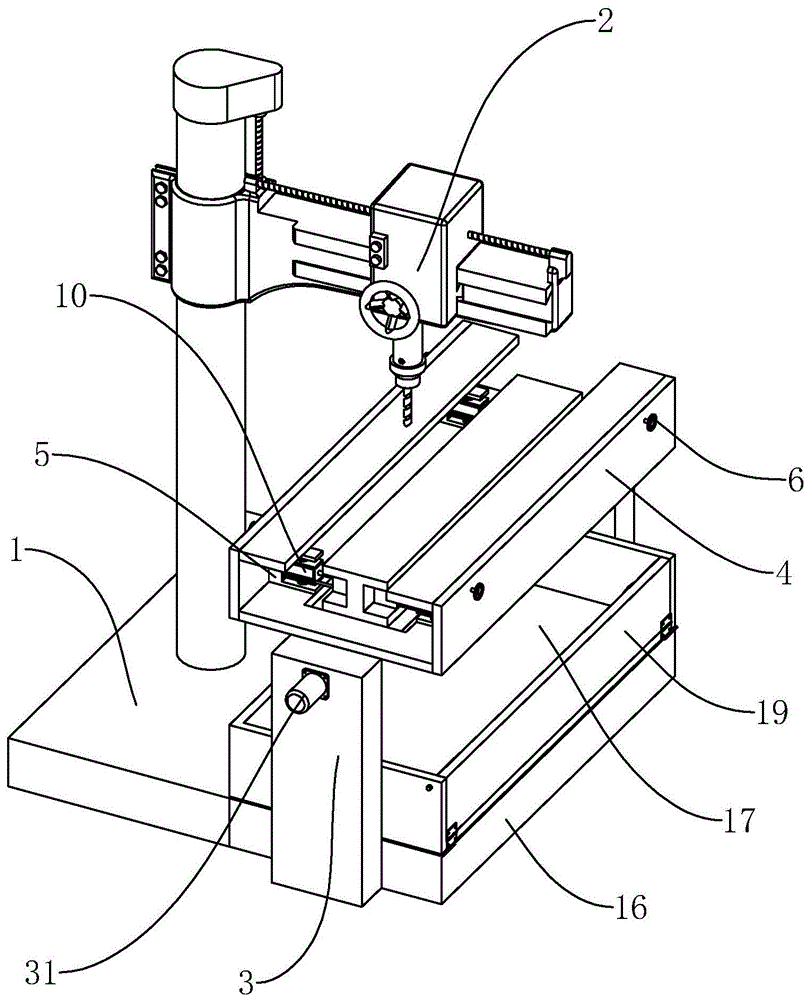 一种叉车门架用型钢的钻孔设备及其生产工艺的制作方法
