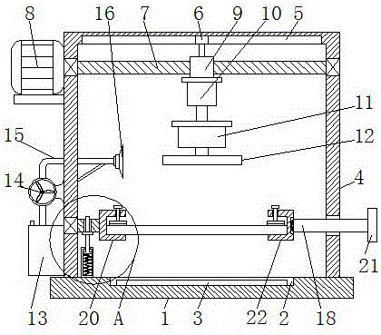 一种五金板材加工用打磨装置的制作方法