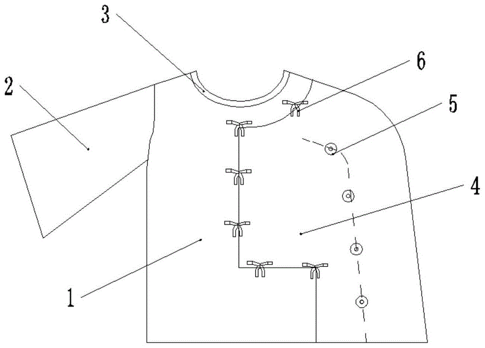 一种免脱医用服及医用服用无菌防水贴的制作方法