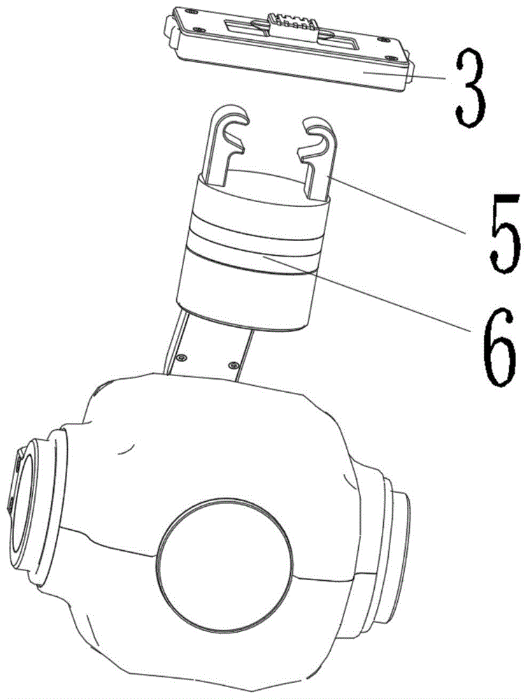 一种无人机光学吊舱快拆装置的制作方法