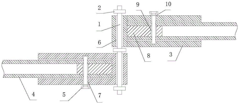 一种建筑工地钢管施工架搭建固定装置的制作方法