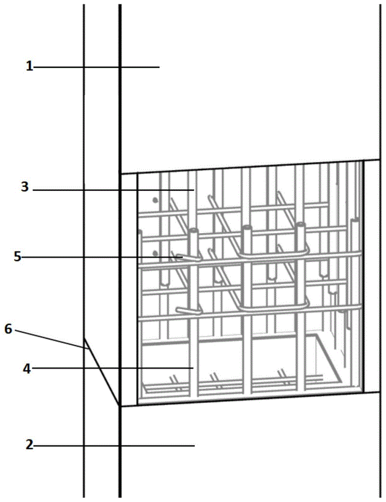 空腔预制柱节点连接结构的制作方法