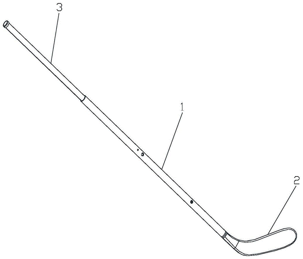 一种可调节长度的冰球杆的制作方法