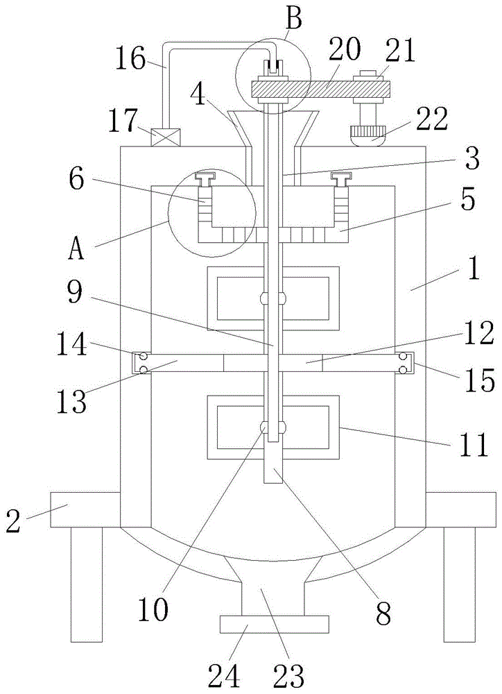 一种超高分子量聚乙烯纤维生产用溶解装置的制作方法