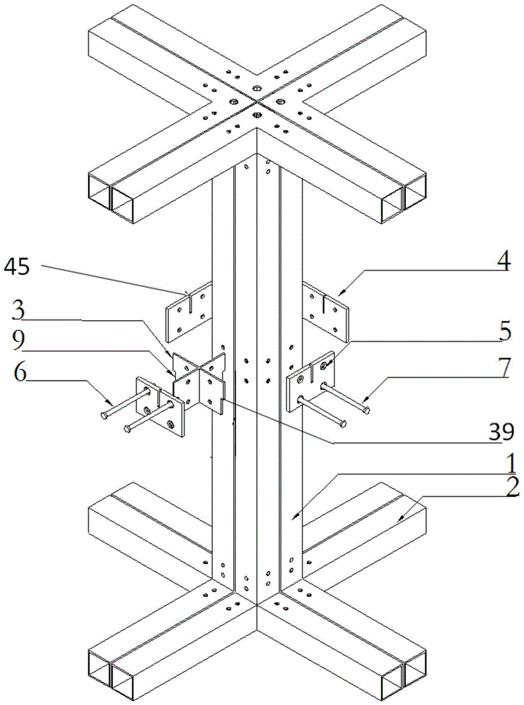 一种模块化高层钢结构束状柱构件的制作方法