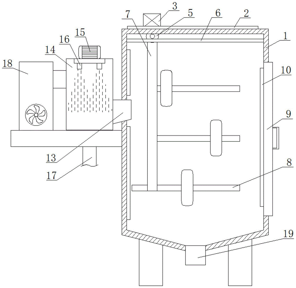 一种新型废旧轮胎处理装置的制作方法