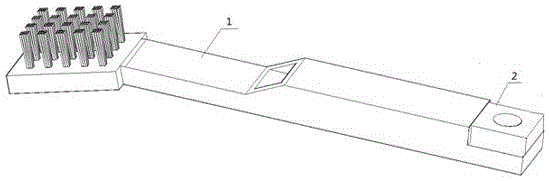 一种方便清理刷头的刷子的制作方法