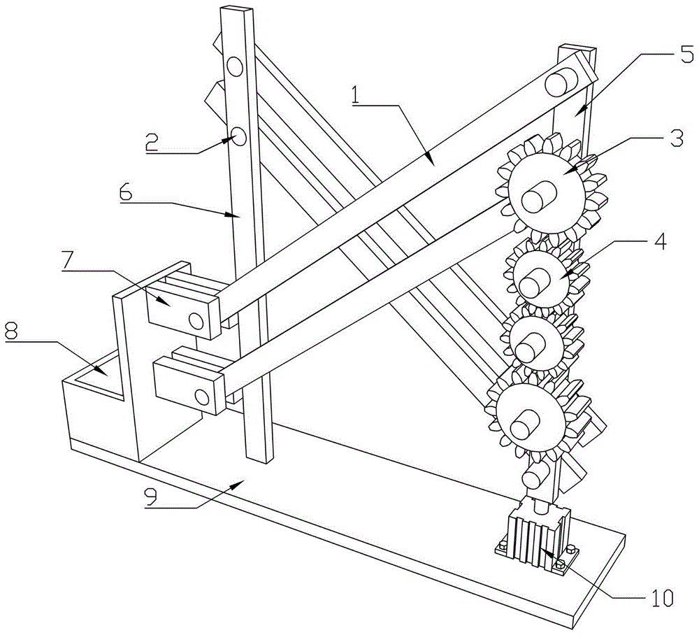 一种竖向抬升机械臂的制作方法