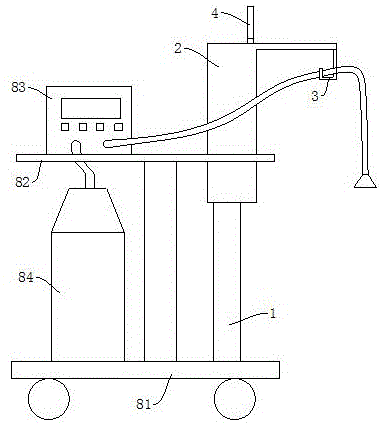 一种呼吸机支架及呼吸机的制作方法