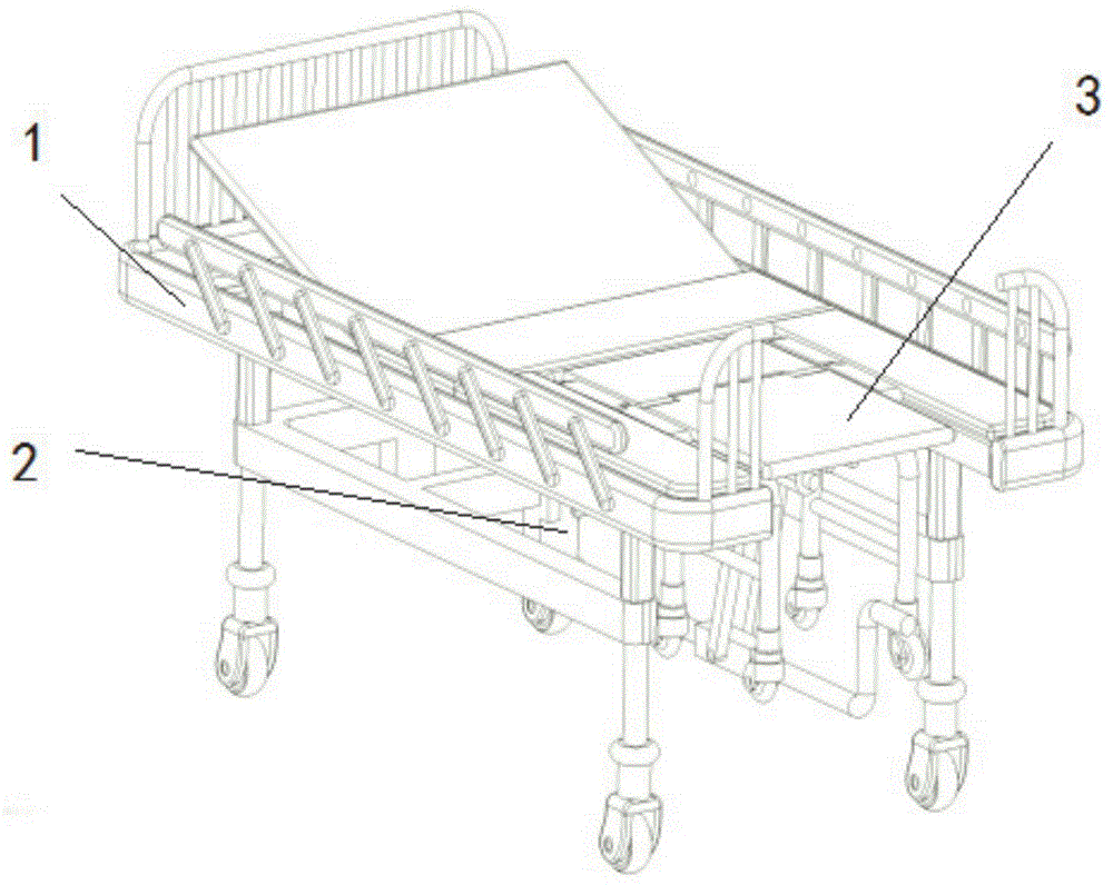 一种轮椅和病床结合的多功能医用护理床及使用方法与流程