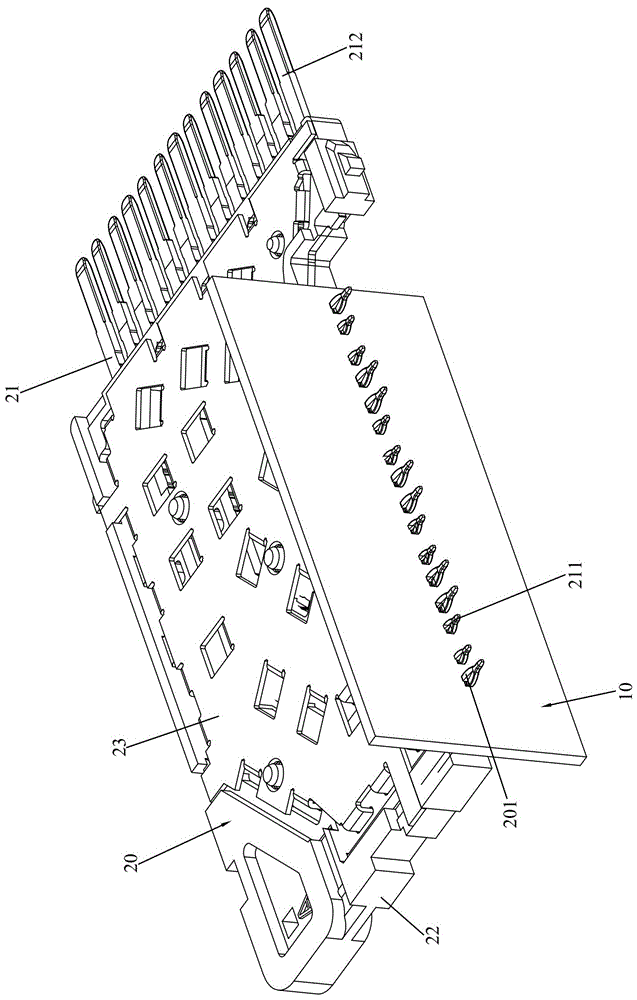 5G背板连接器之端子插脚的防松脱安装结构的制作方法