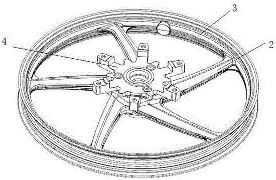 一种摩托车轮毂的制作方法