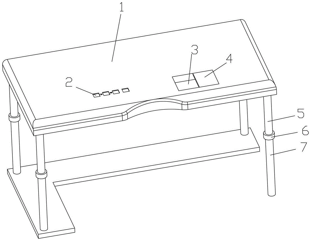 一种学习书桌的制作方法