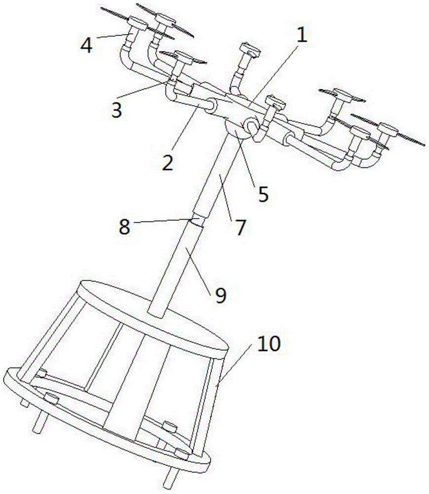一种多功能无人飞行器升力测量装置的制作方法