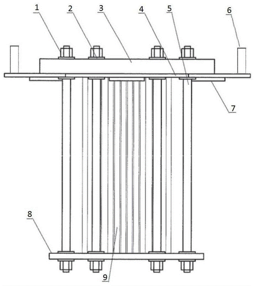一种VVER反应堆控制棒组件贮存装置的制作方法