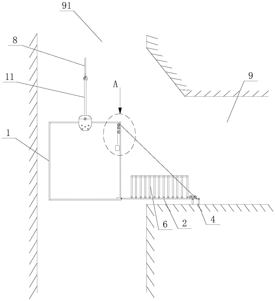 竖井施工用吊桶装置的制作方法