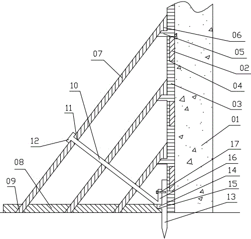 工民建筑墙体加固装置的制作方法