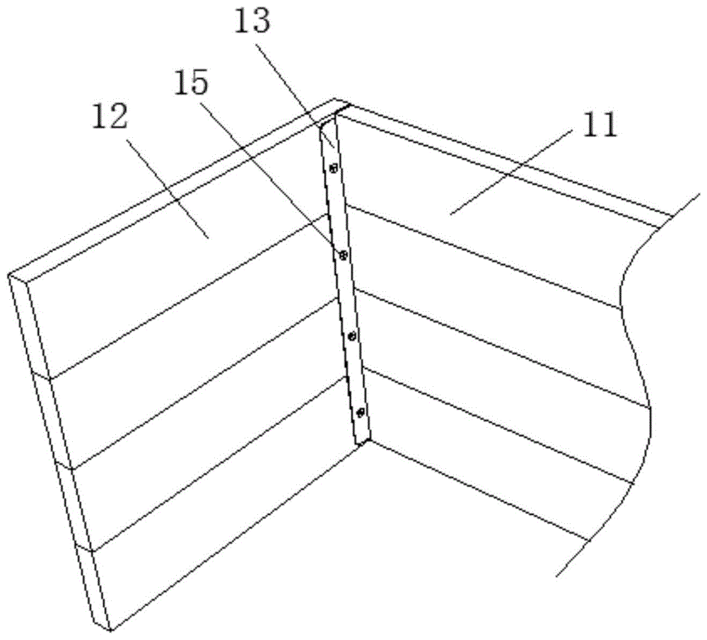 板条家具组装结构及采用该结构的户外柜体的制作方法