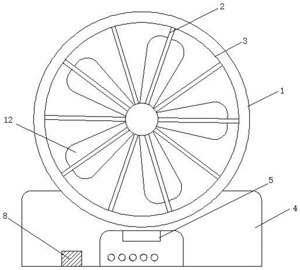 一种新型液晶显示圆筒风扇的制作方法