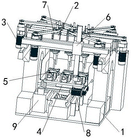 一种锚具多轴同步钻孔装置的制作方法