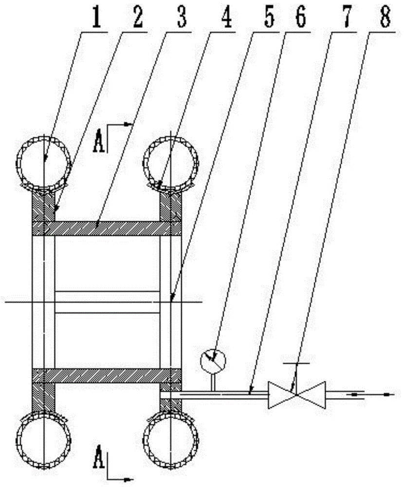一种聚乙烯缠绕结构壁管道接口密闭性快速检测装置的制作方法