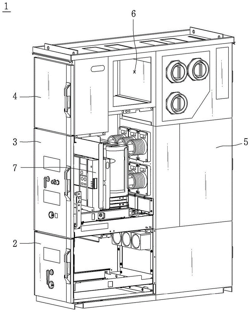 配电箱的电弧排出系统的制作方法