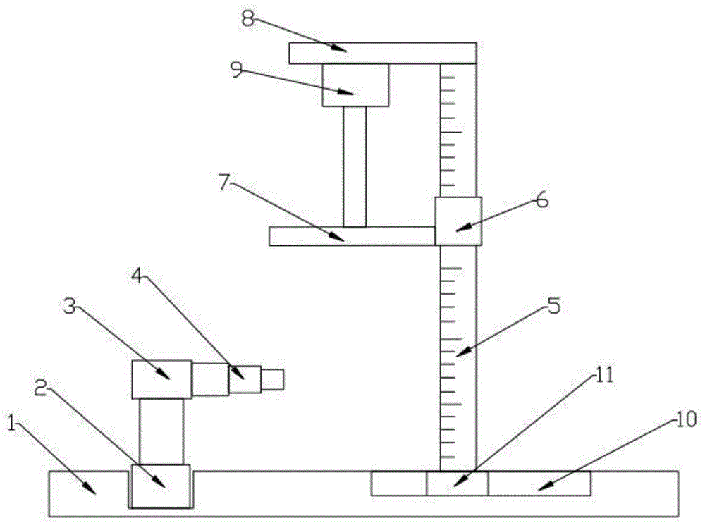 一种叶轮高度检测量具的制作方法