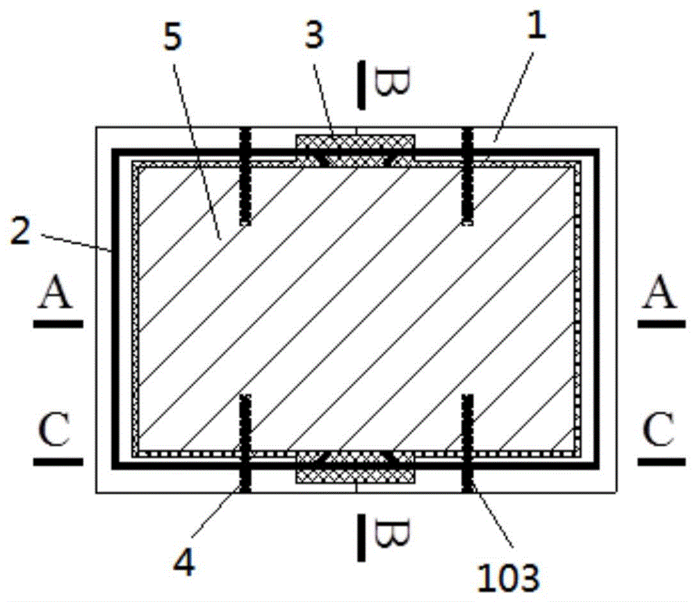 一种砌体砖柱的预制高延性混凝土加固装置的制作方法