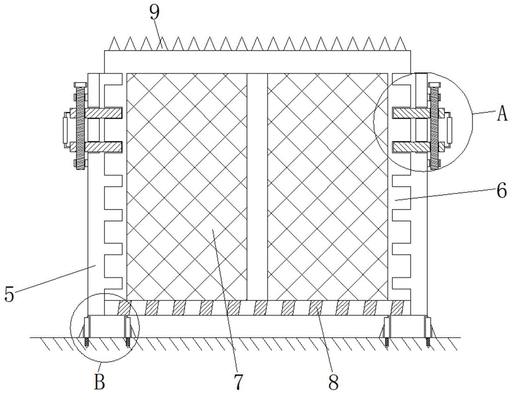 一种建筑施工管理用安全围栏的制作方法