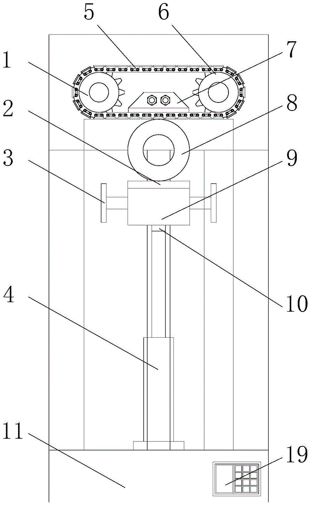 法兰自动钢印标识机的制作方法