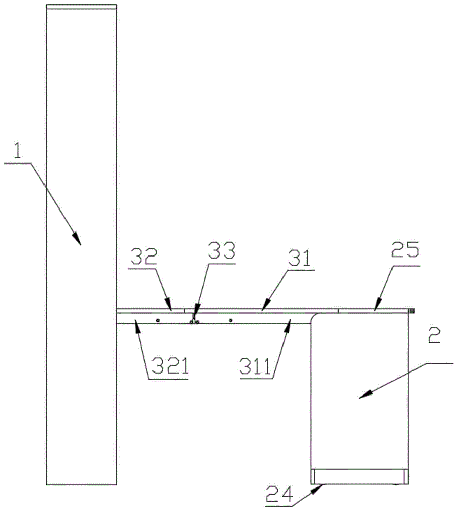 一种基于外折结构的家具桌的制作方法