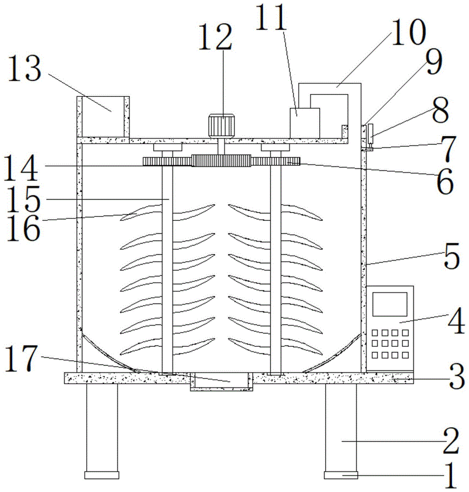 一种电池生产用真空搅拌机的制作方法