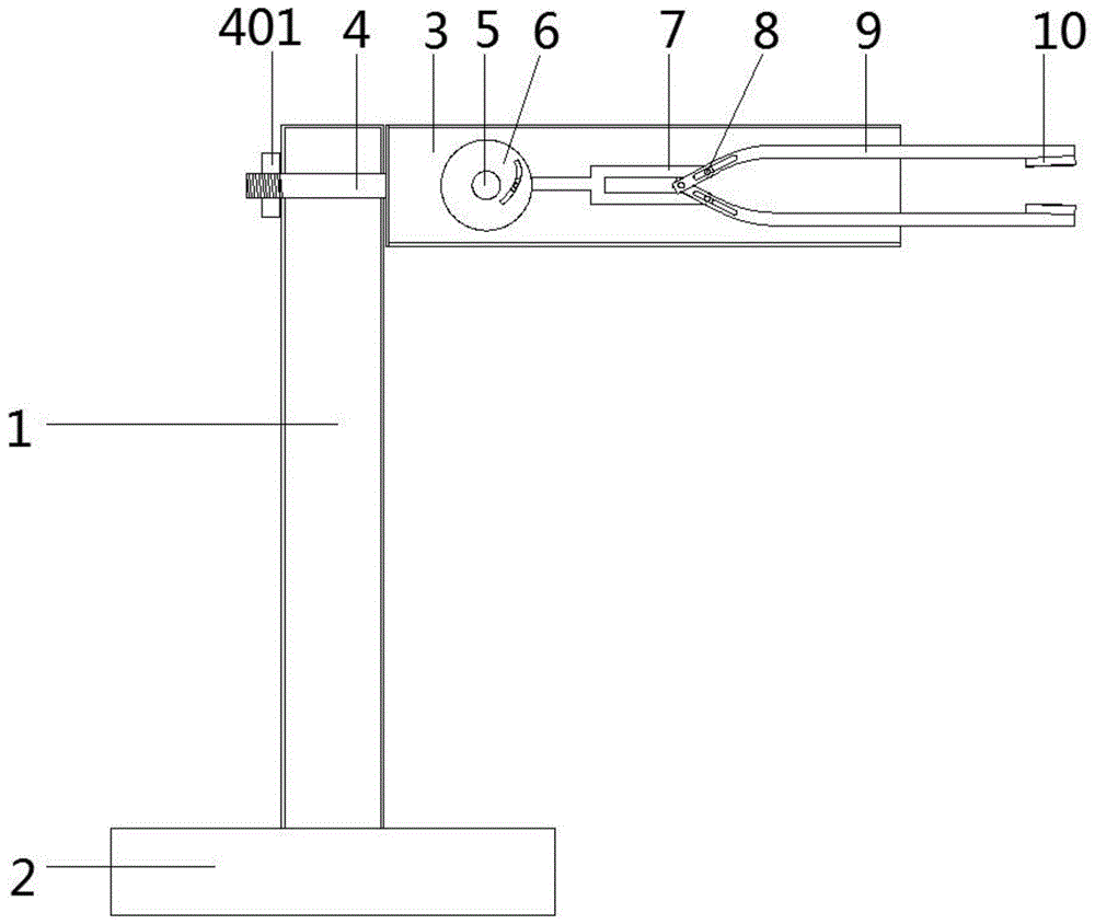 一种应用电子测试的电动机械夹具的制作方法