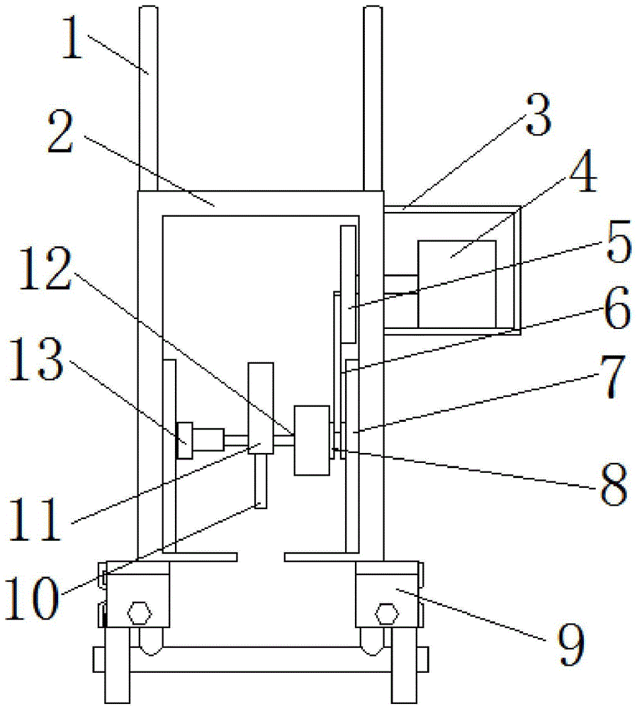 一种电动钢轨切轨机的制作方法