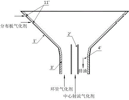 一种气体分布器及具有该气体分布器的流化床气化炉的制作方法