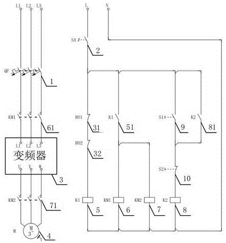 一种液压操车设备变频驱动装置的制作方法