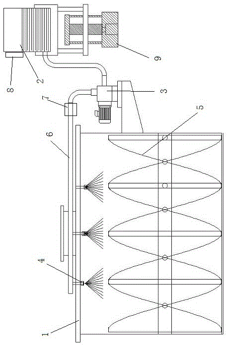 可计量加液体螺带混合机的制作方法