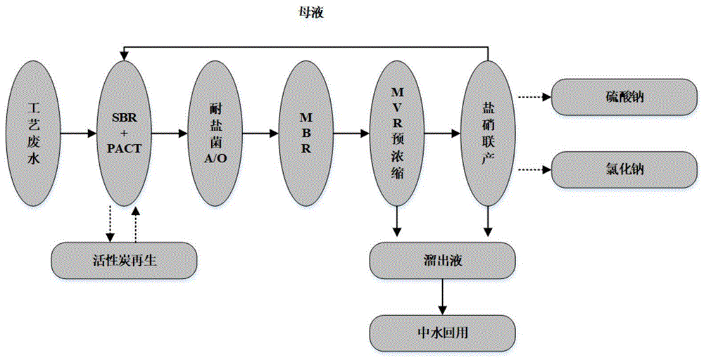 精细化工废水资源化及零排放处理方法与流程