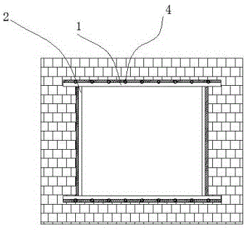 一种建筑施工窗框外模块结构及施工方法与流程