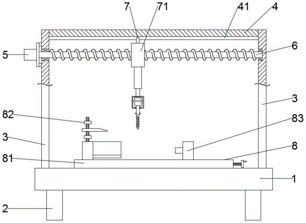 具备定位功能的电梯配件加工用打孔装置的制作方法