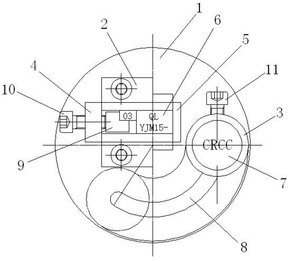 一种锚具用字头工装的制作方法