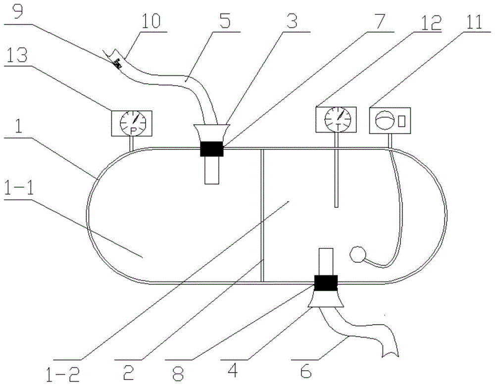 一种具有回收储油功能的新型氢油加注站储油罐的制作方法