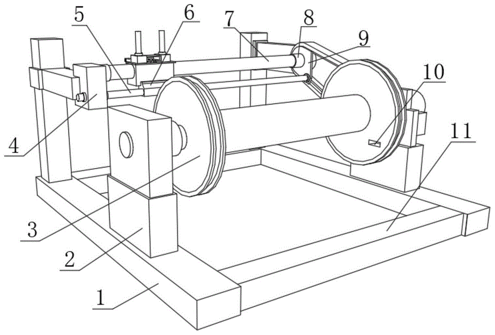 超长度软质胶管卷筒摩擦驱动装置的制作方法