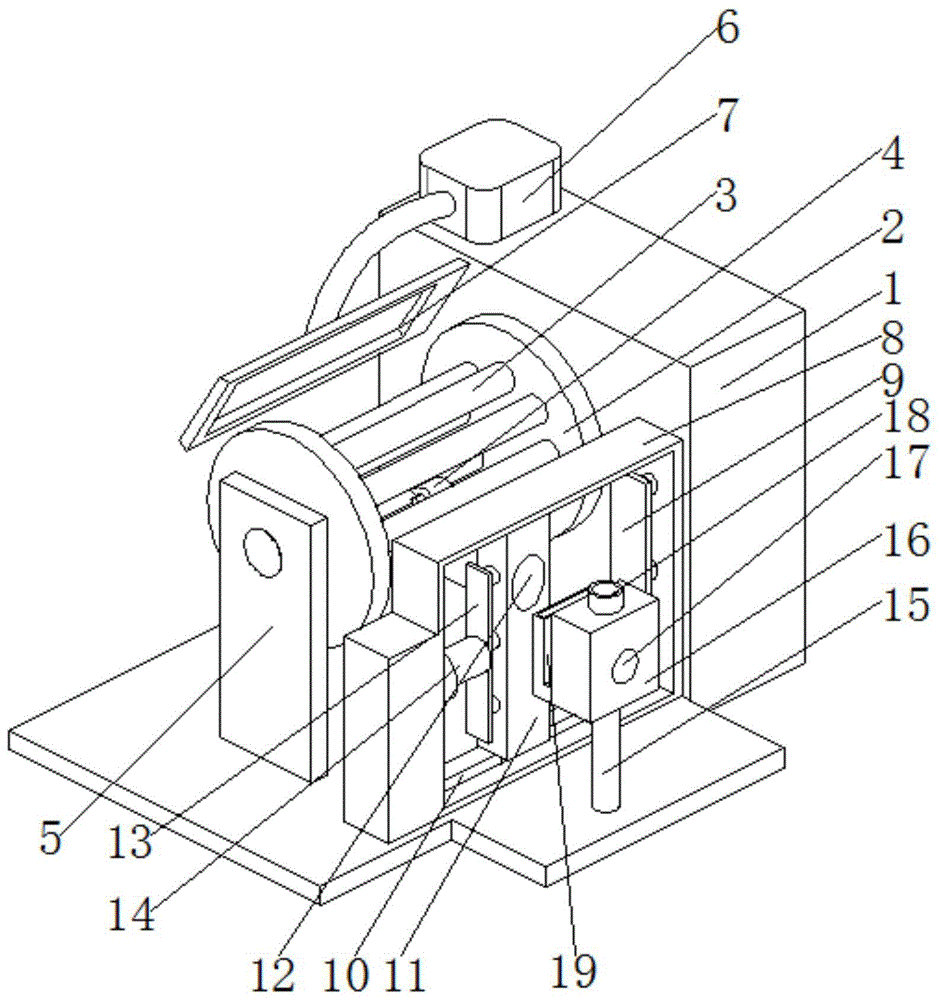 一种立式软管自动排摆收卷机的工装的制作方法