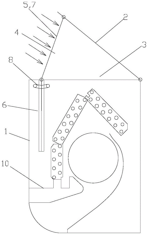 进风结构和空调器的制作方法