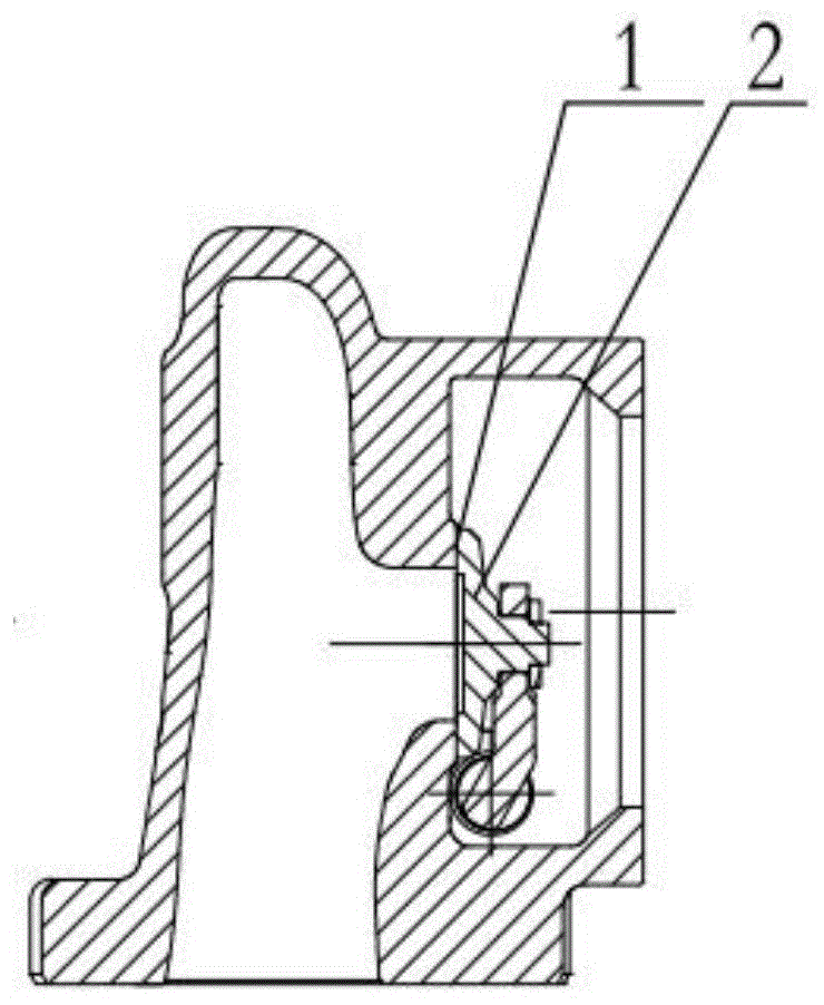 涡轮增压器与放气阀门的密封结构的制作方法