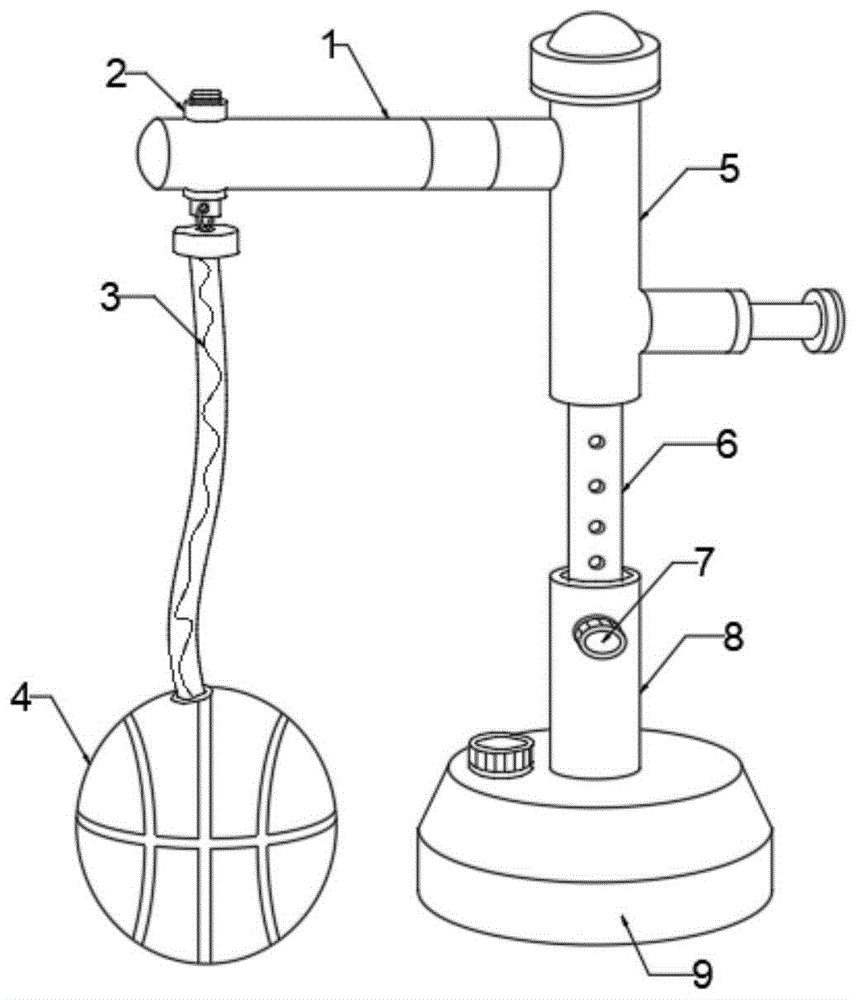 一种篮球教学用演示装置的制作方法