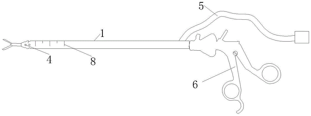 一种与腔镜钳配合使用的吸引管的制作方法