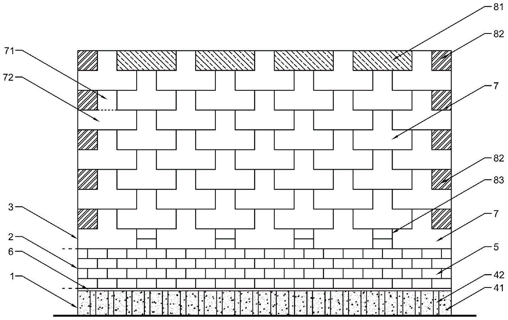 一种砌筑抗震墙体结构的制作方法