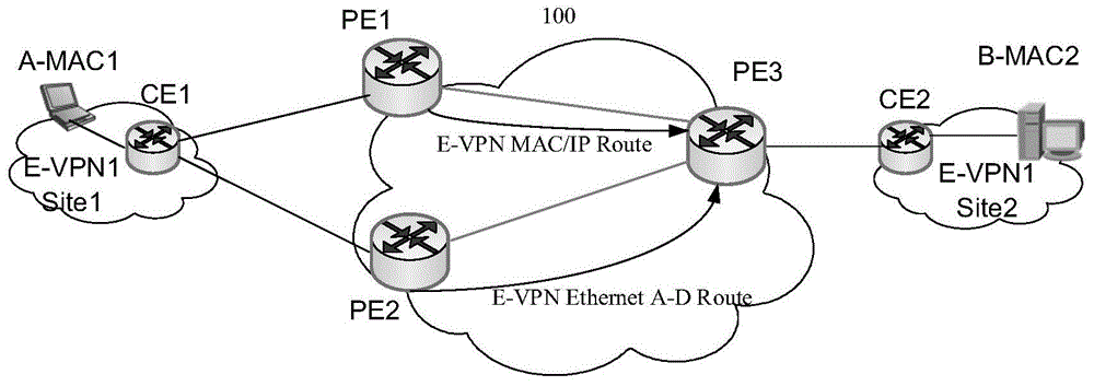 EVPN报文处理方法、设备及系统与流程